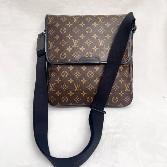 NWT Louis Vuitton Monogram Macassar Canvas Bass MM Messenger/crossbody Bag - Picture 16 of 17